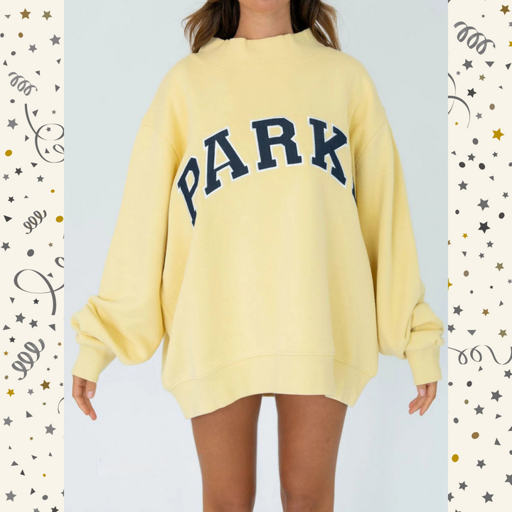 Varsity Crest Mockneck Sweatshirt