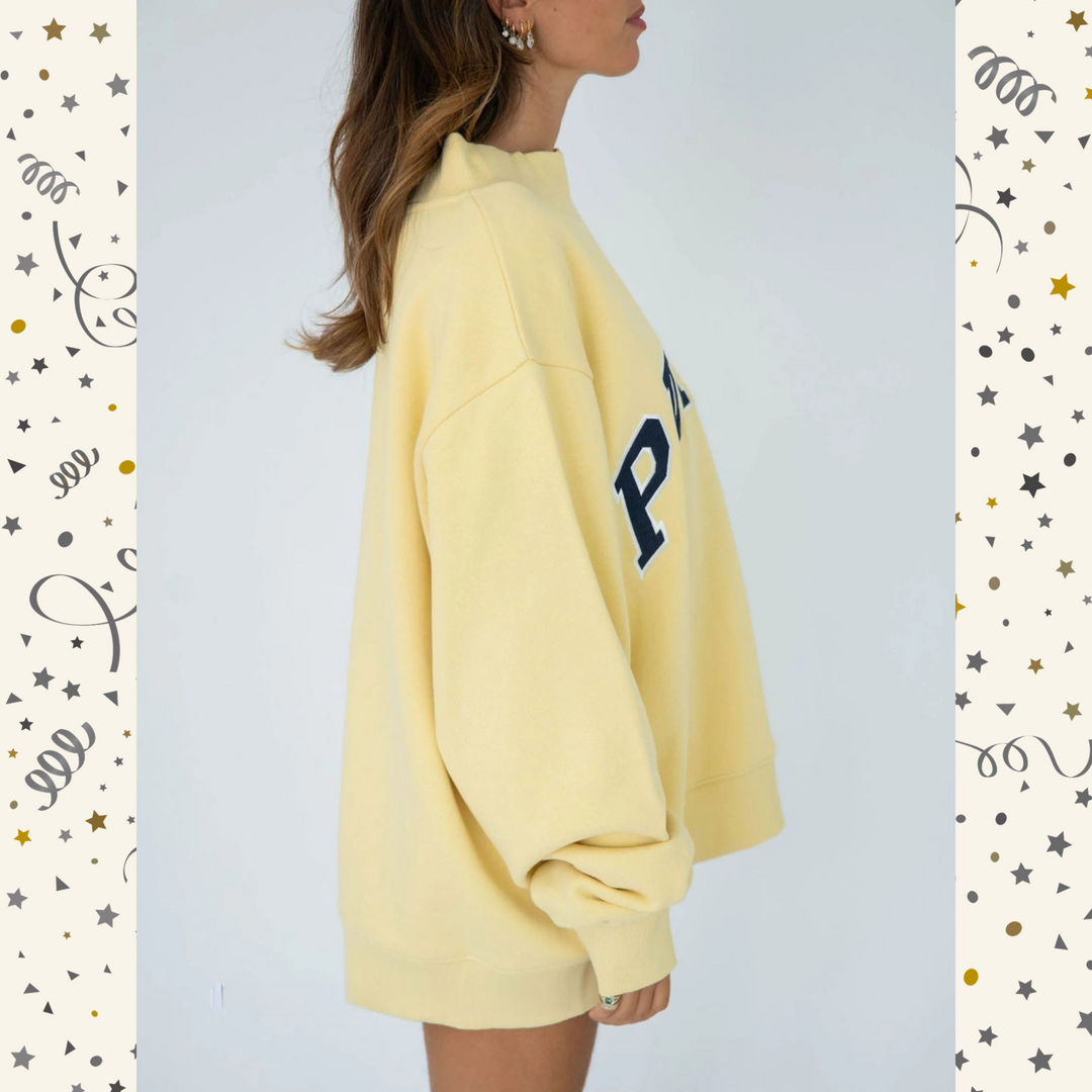 Varsity Crest Mockneck Sweatshirt