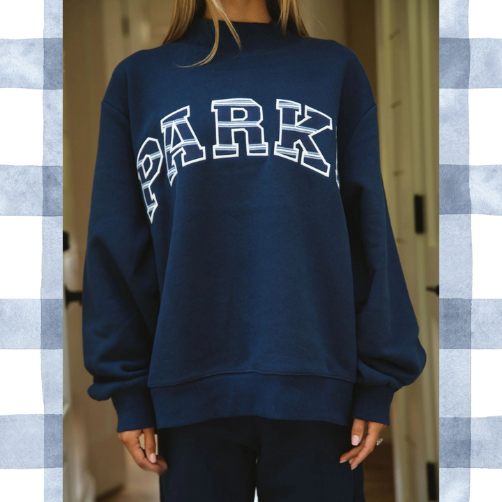 Varsity Crest Mockneck Sweatshirt