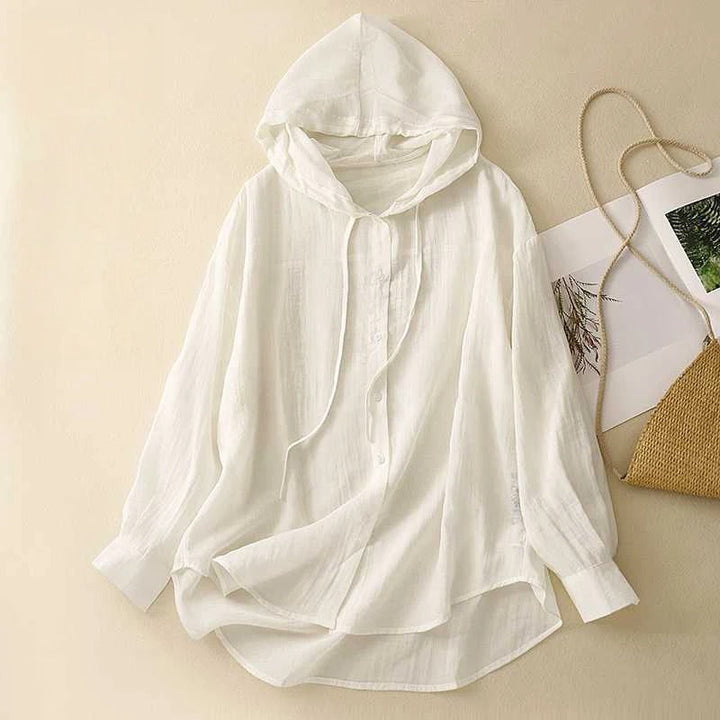 BLOOM LINEN HOODIE