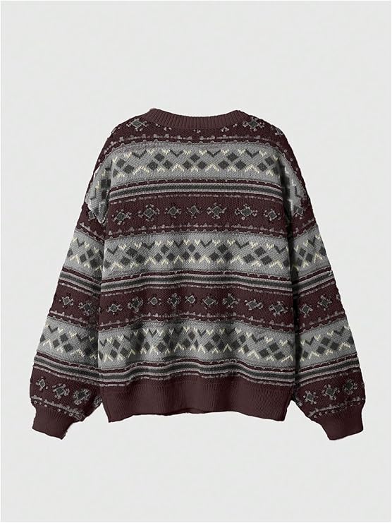 Vintage Nordic Knit Sweater