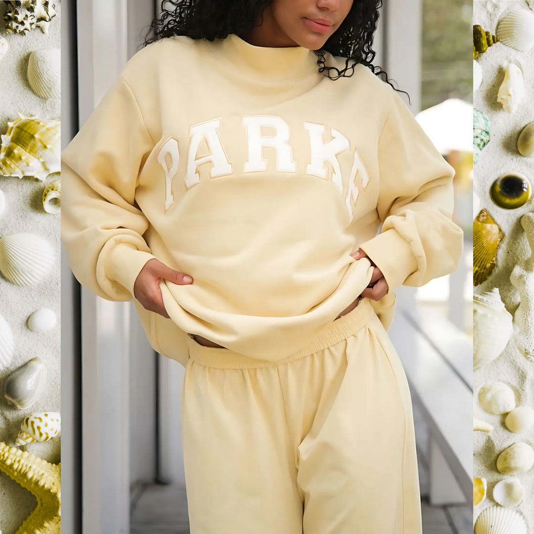 Varsity Crest Mockneck Sweatshirt