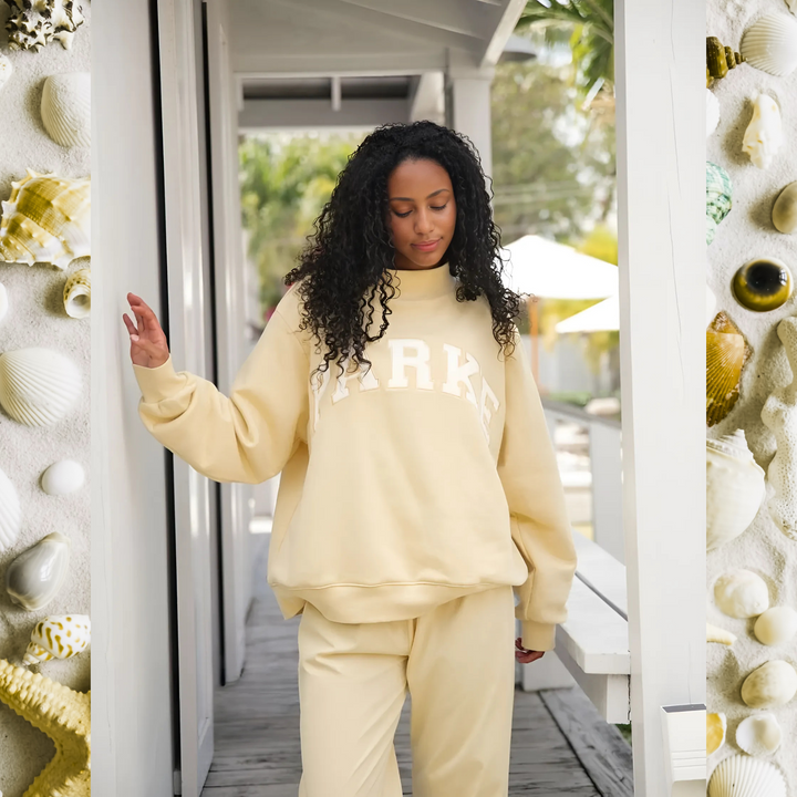 Varsity Crest Mockneck Sweatshirt