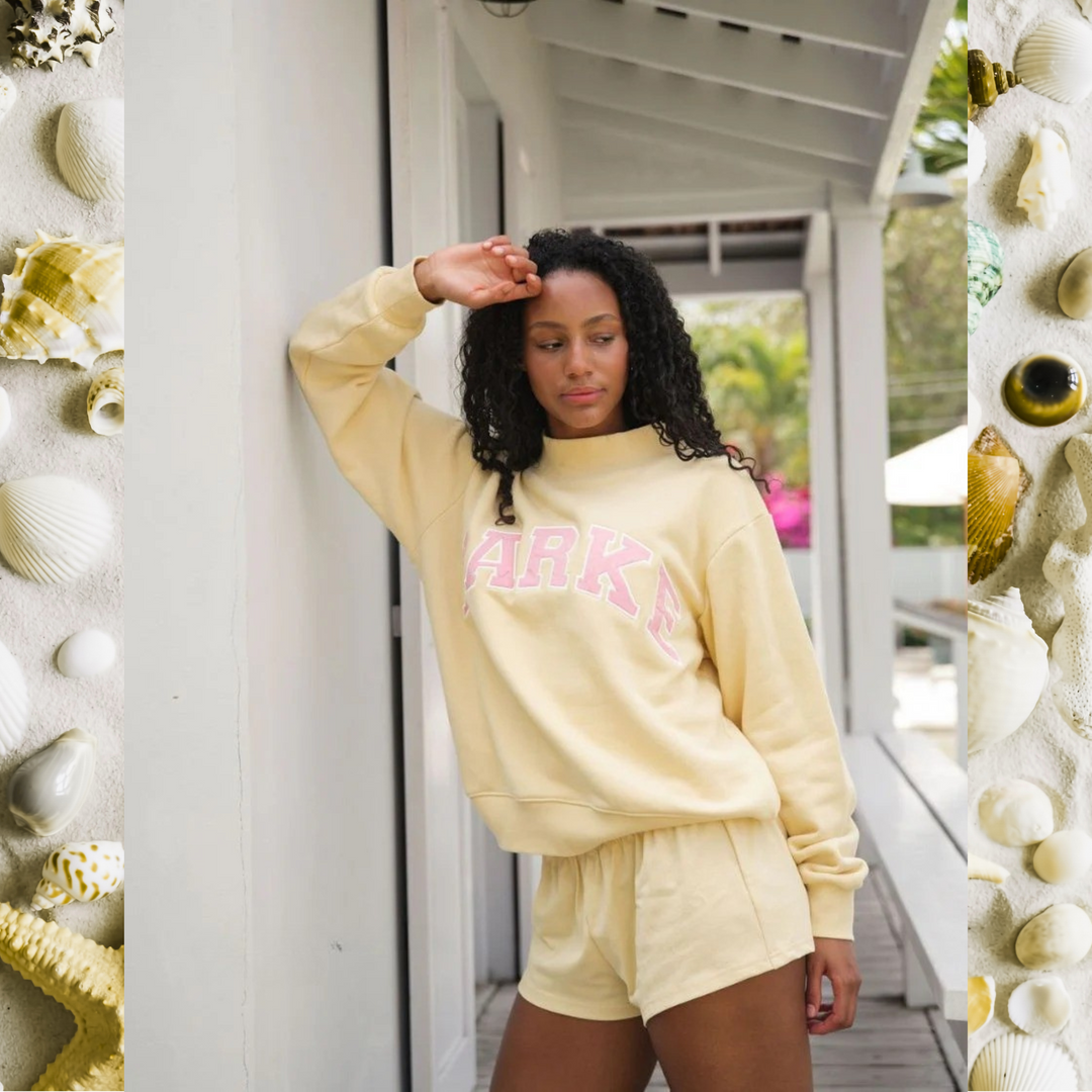 Varsity Crest Mockneck Sweatshirt