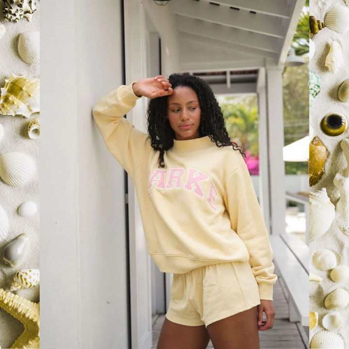 Varsity Crest Mockneck Sweatshirt