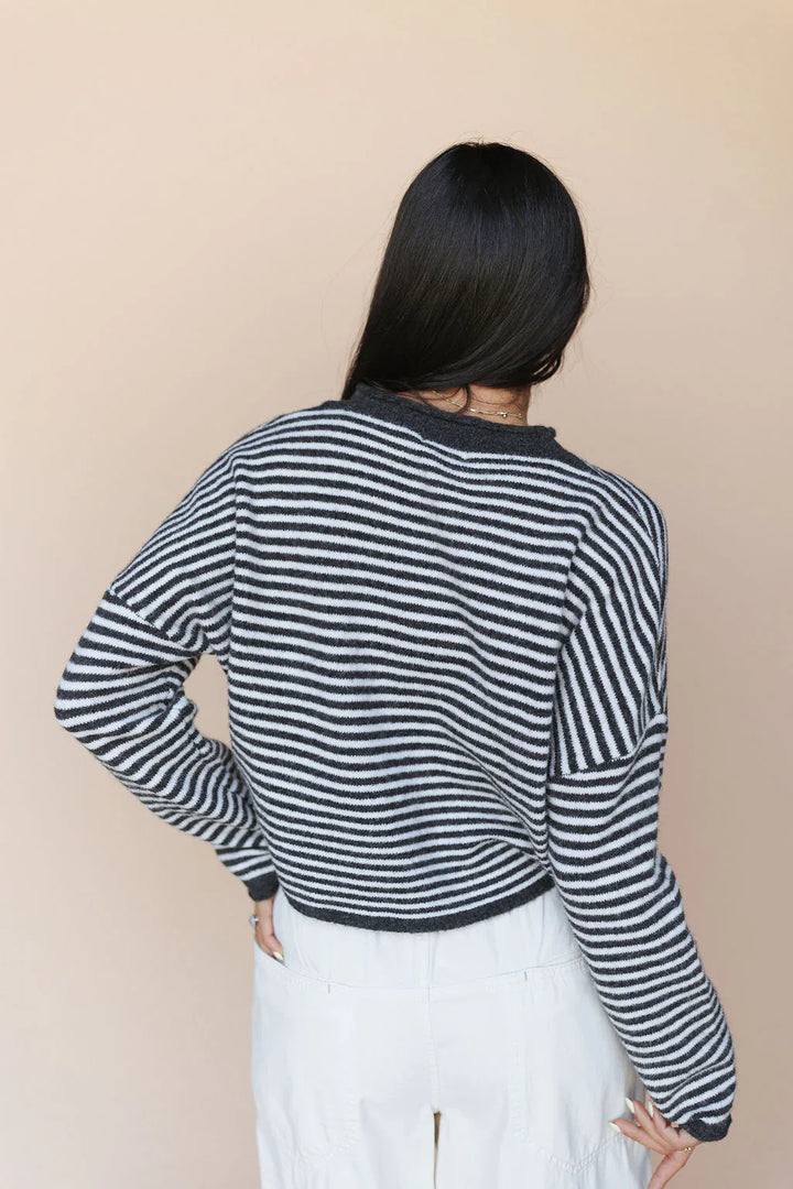 Eden Pinstripe Cardigan