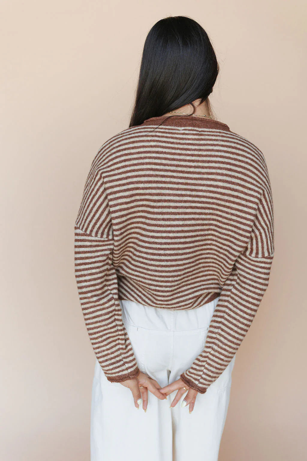 Eden Pinstripe Cardigan