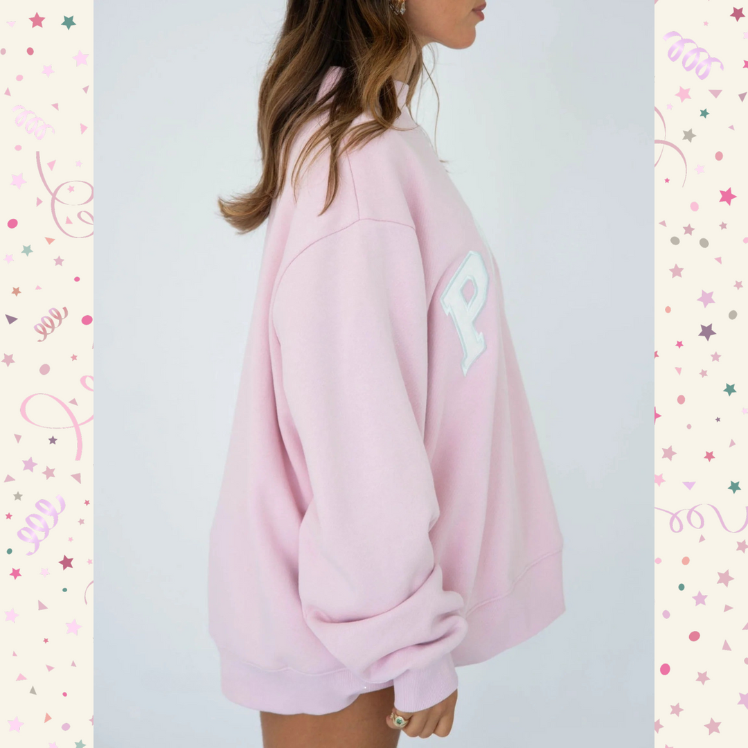 Varsity Crest Mockneck Sweatshirt
