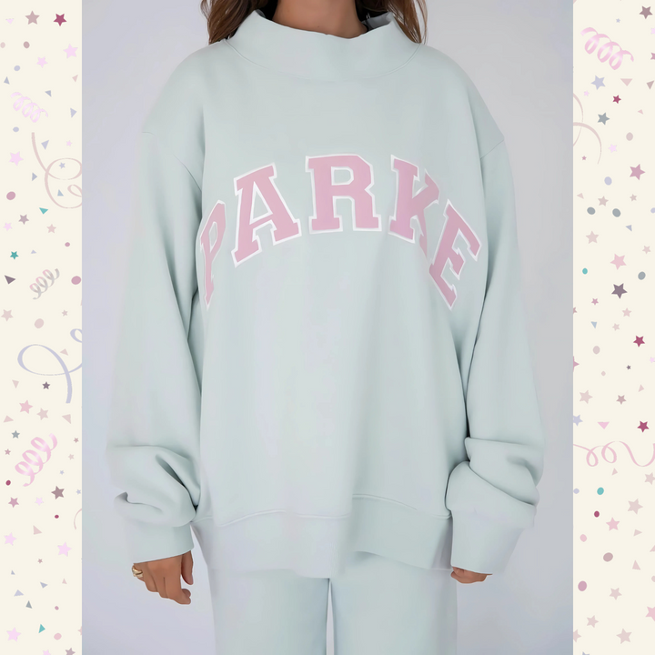Varsity Crest Mockneck Sweatshirt