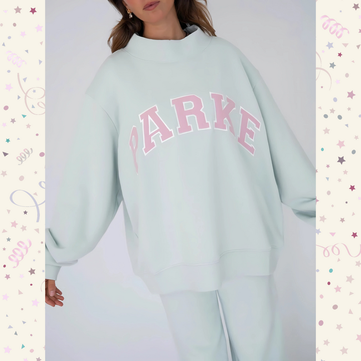 Varsity Crest Mockneck Sweatshirt