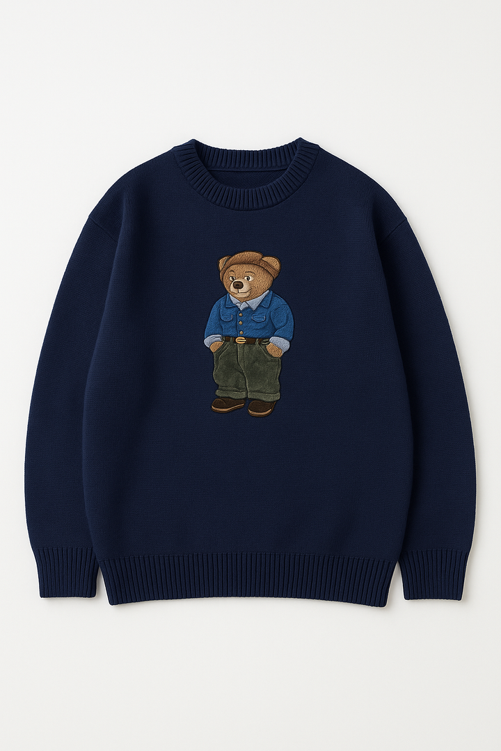 Teddy Varsity Knit Sweater