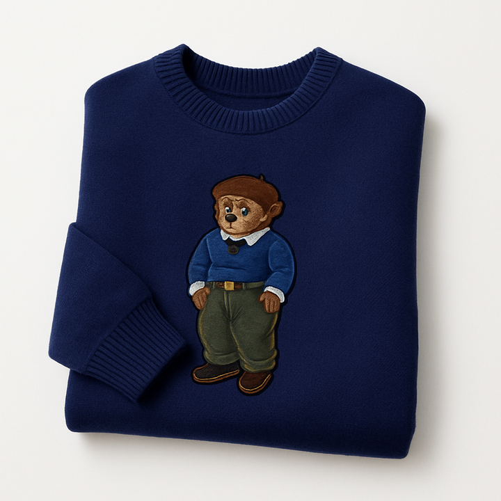 Teddy Varsity Knit Sweater