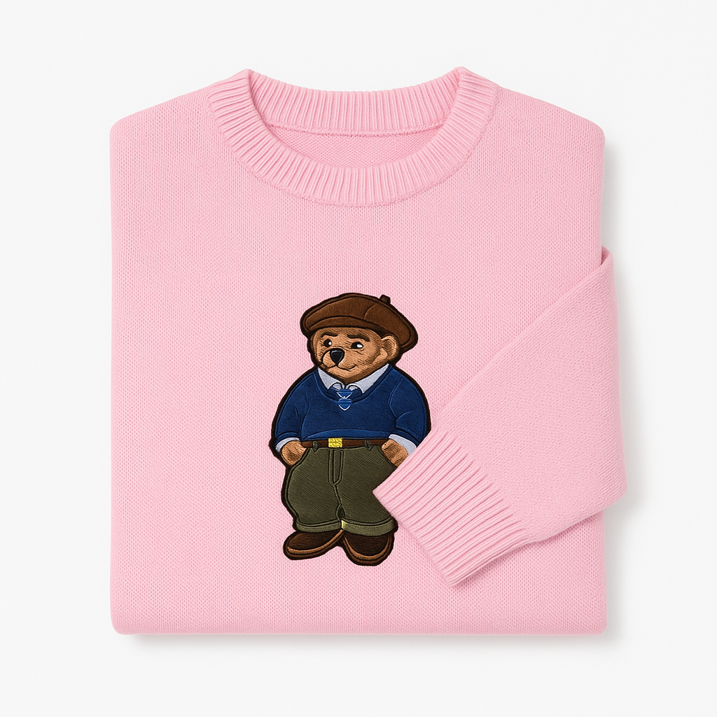 Teddy Varsity Knit Sweater