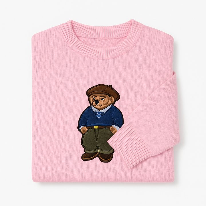 Teddy Varsity Knit Sweater