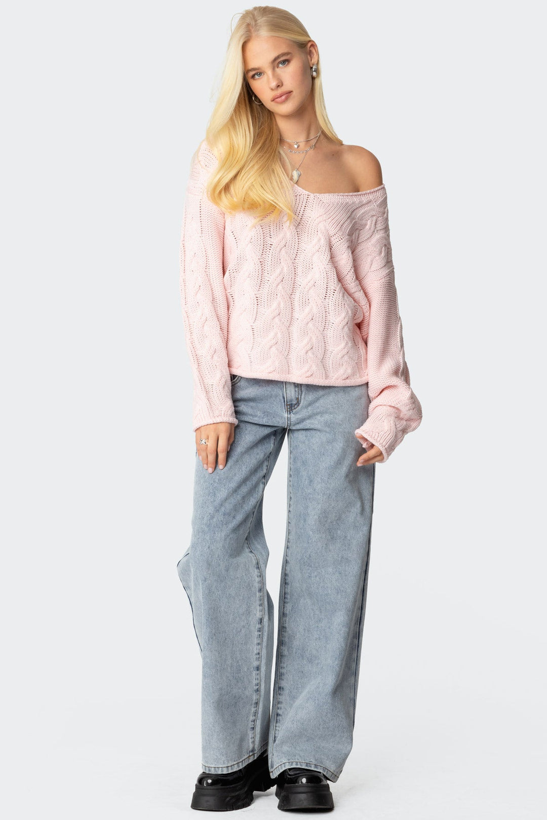 Riviera Cable Knit Sweater