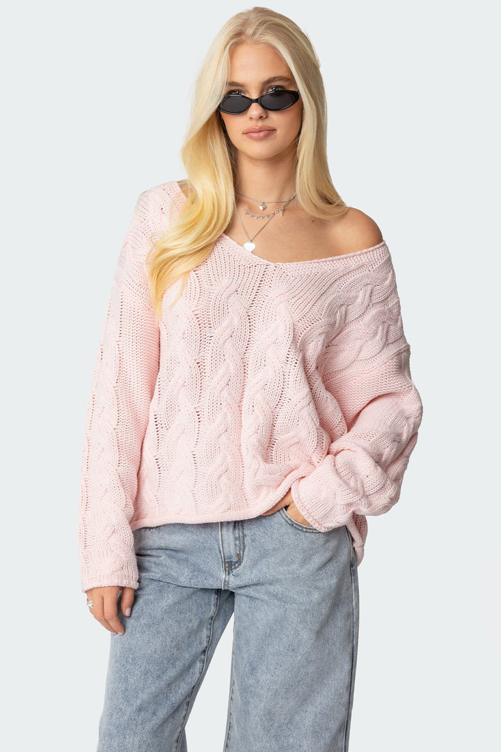 Riviera Cable Knit Sweater
