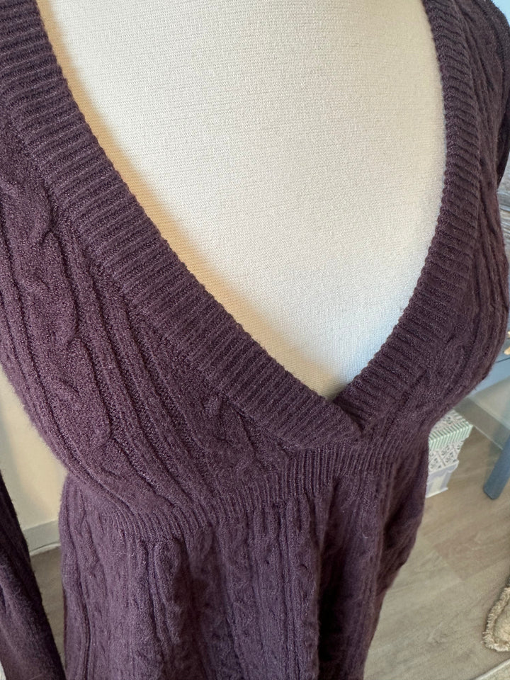 Scarlet Cable Knit Sweater