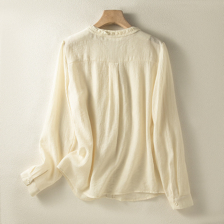ANNA LINEN BLOUSE