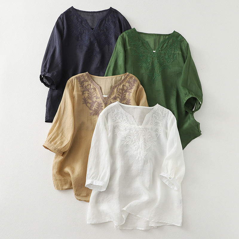 LILIA LINEN SHIRT