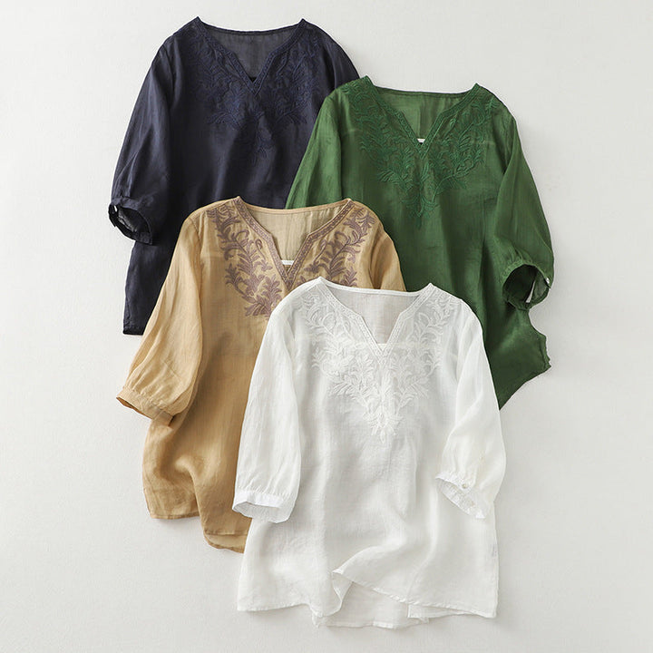 LILIA LINEN SHIRT