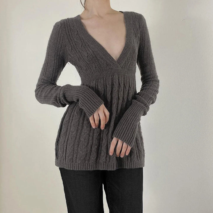 Scarlet Cable Knit Sweater