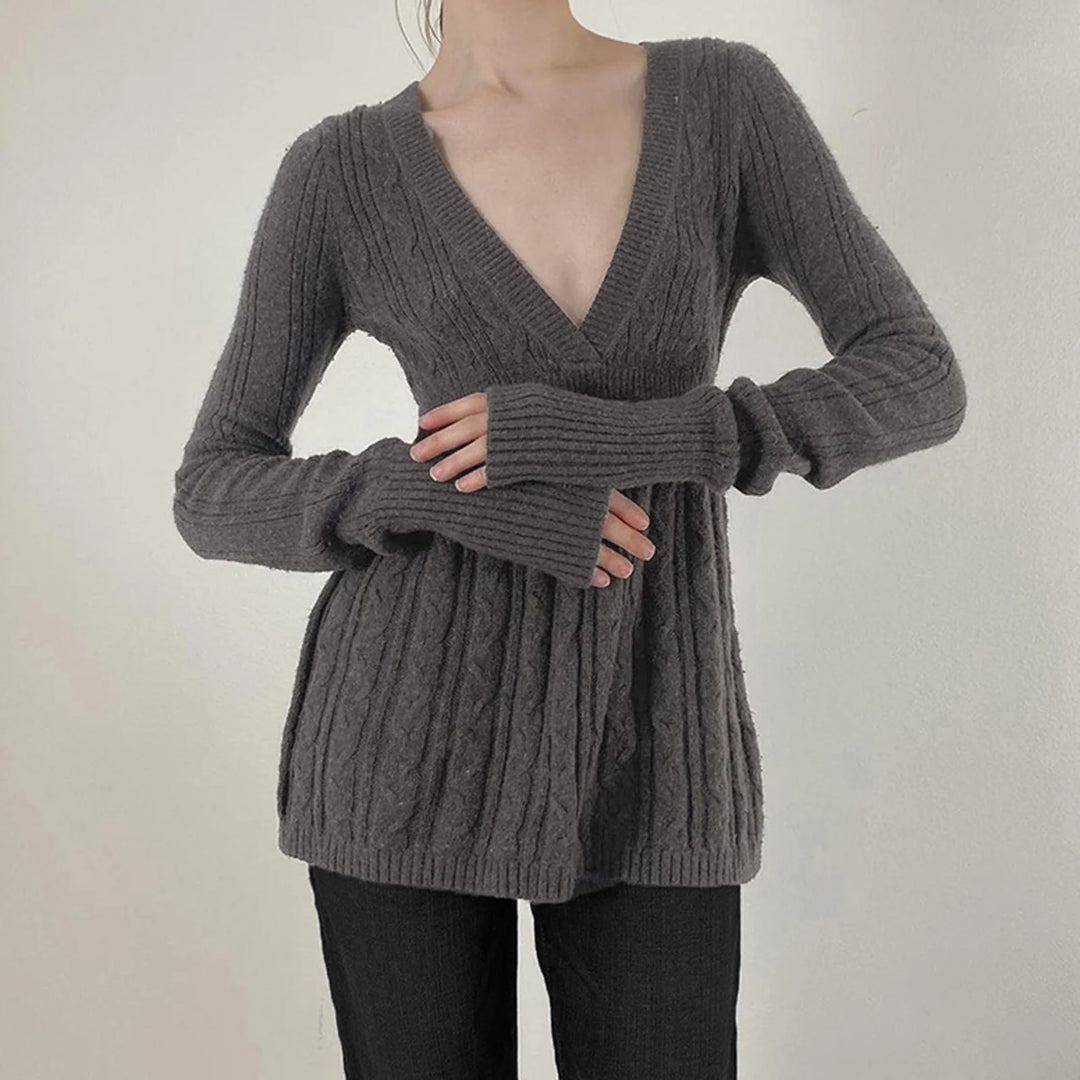 Scarlet Cable Knit Sweater