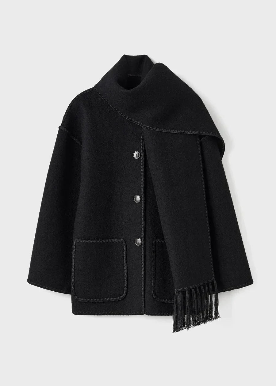SilkLuxe Scarf Jacket
