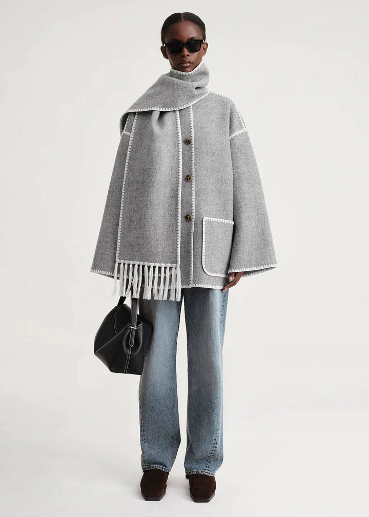 SilkLuxe Scarf Jacket