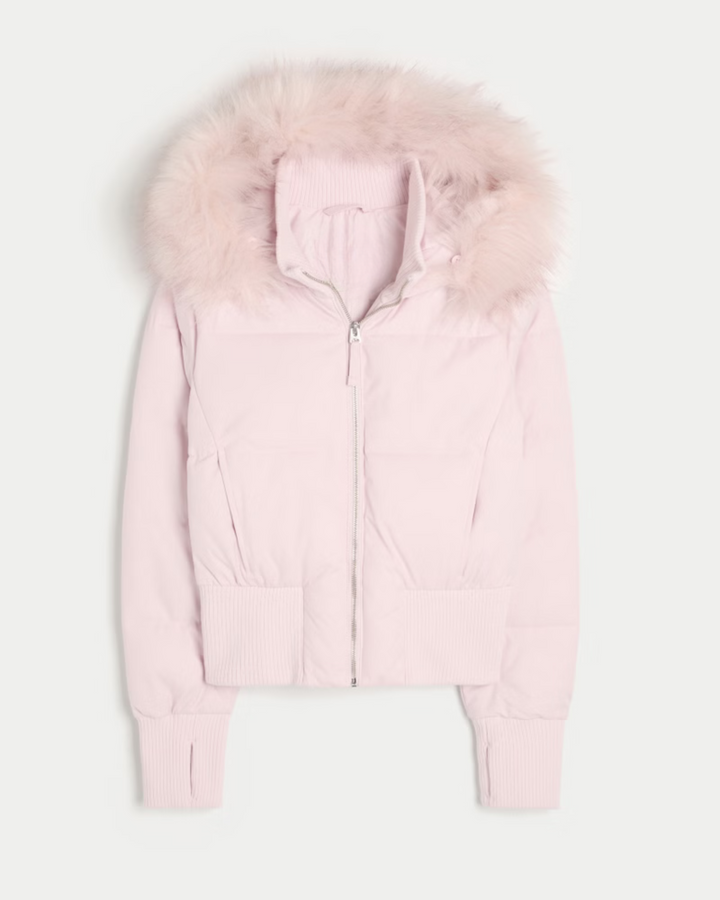 Fur Frontline Puffer Jacket