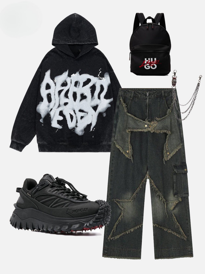 Midnight Graffiti Pullover