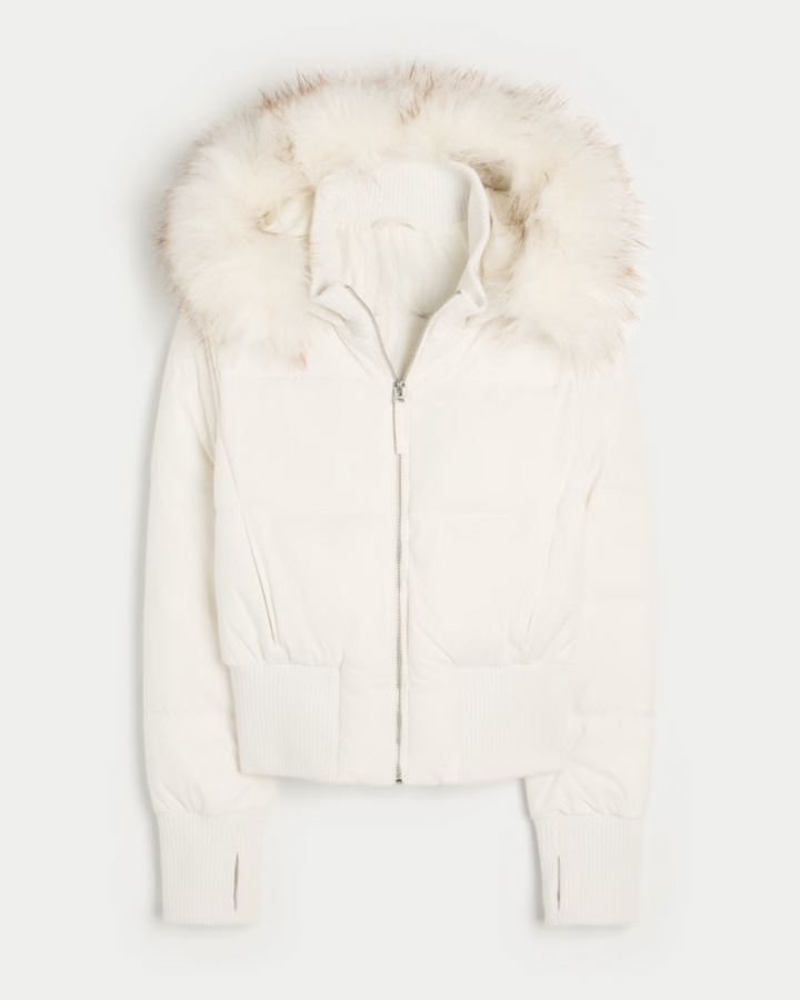Fur Frontline Puffer Jacket