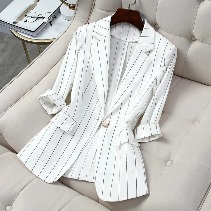 SOPHIA LINEN BLAZER
