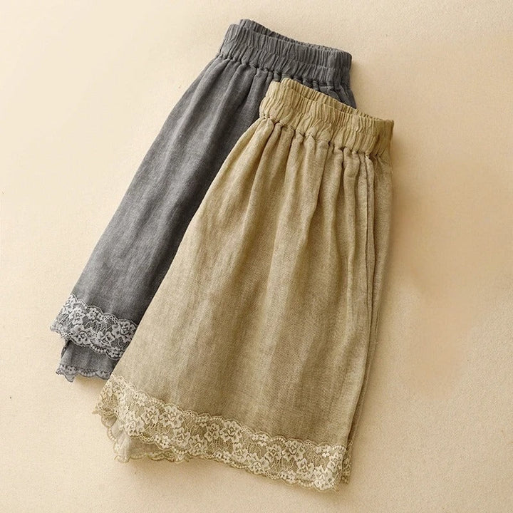 FLORA LINEN SHORTS