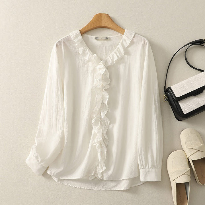 BIANCA LINEN BLOUSE
