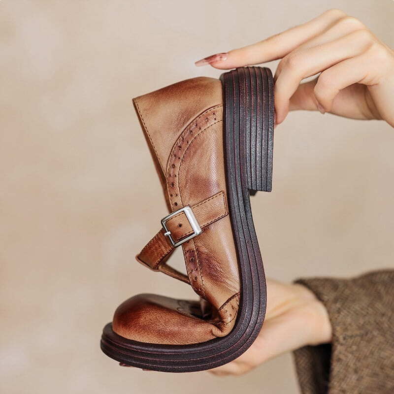 Alessia | Elegante Mary Janes aus Leder