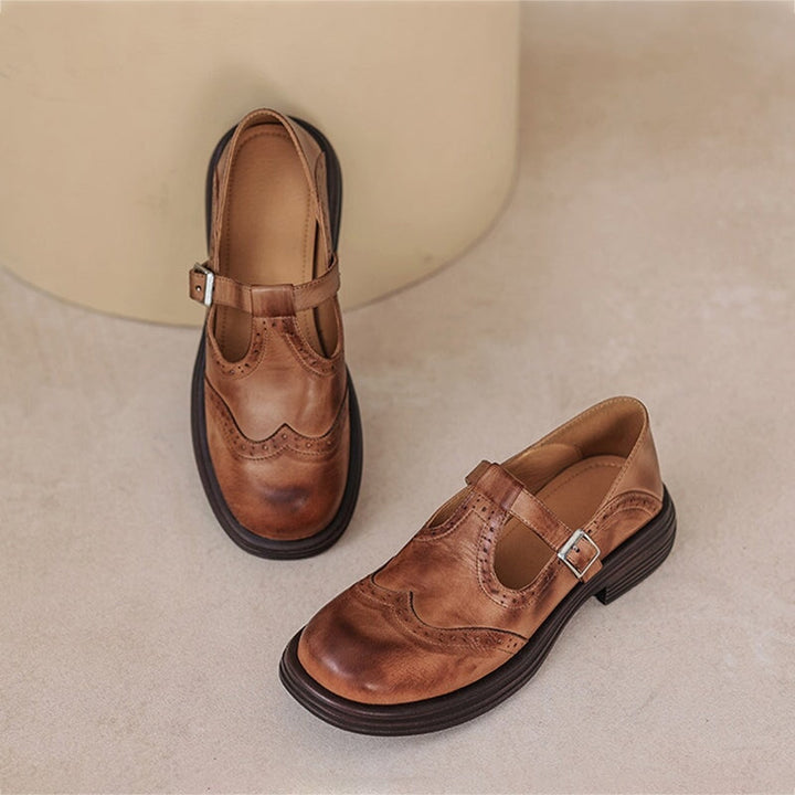 Alessia | Elegante Mary Janes aus Leder